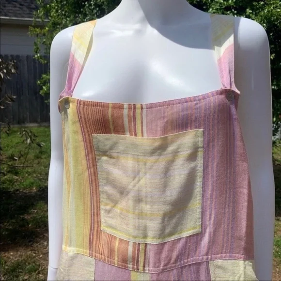 💋NWT Jen’s Pirate Booty Carnaval Crop Sunset Overalls - Picture 10 of 16